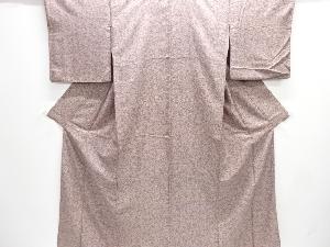 花唐草模様手織り紬着物